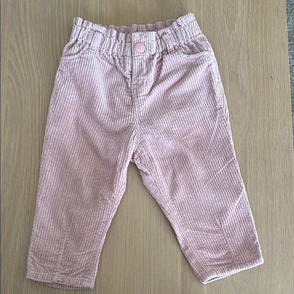 Baby girl H&M Pink Corduroy Pants